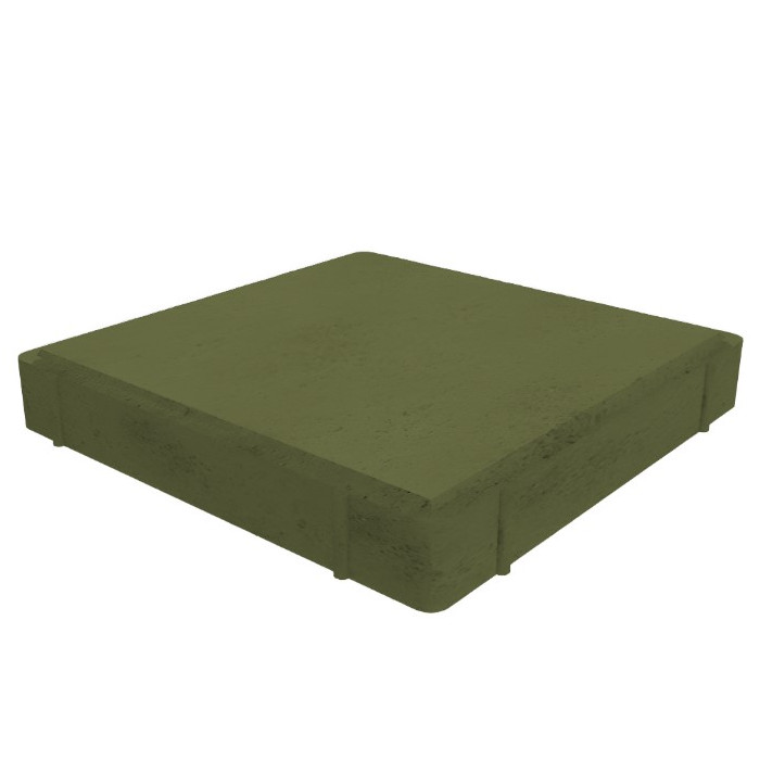 Квадратная тротуарная плитка 500х500х80 мм Зеленый